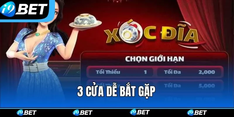 3 cửa dễ bắt gặp
